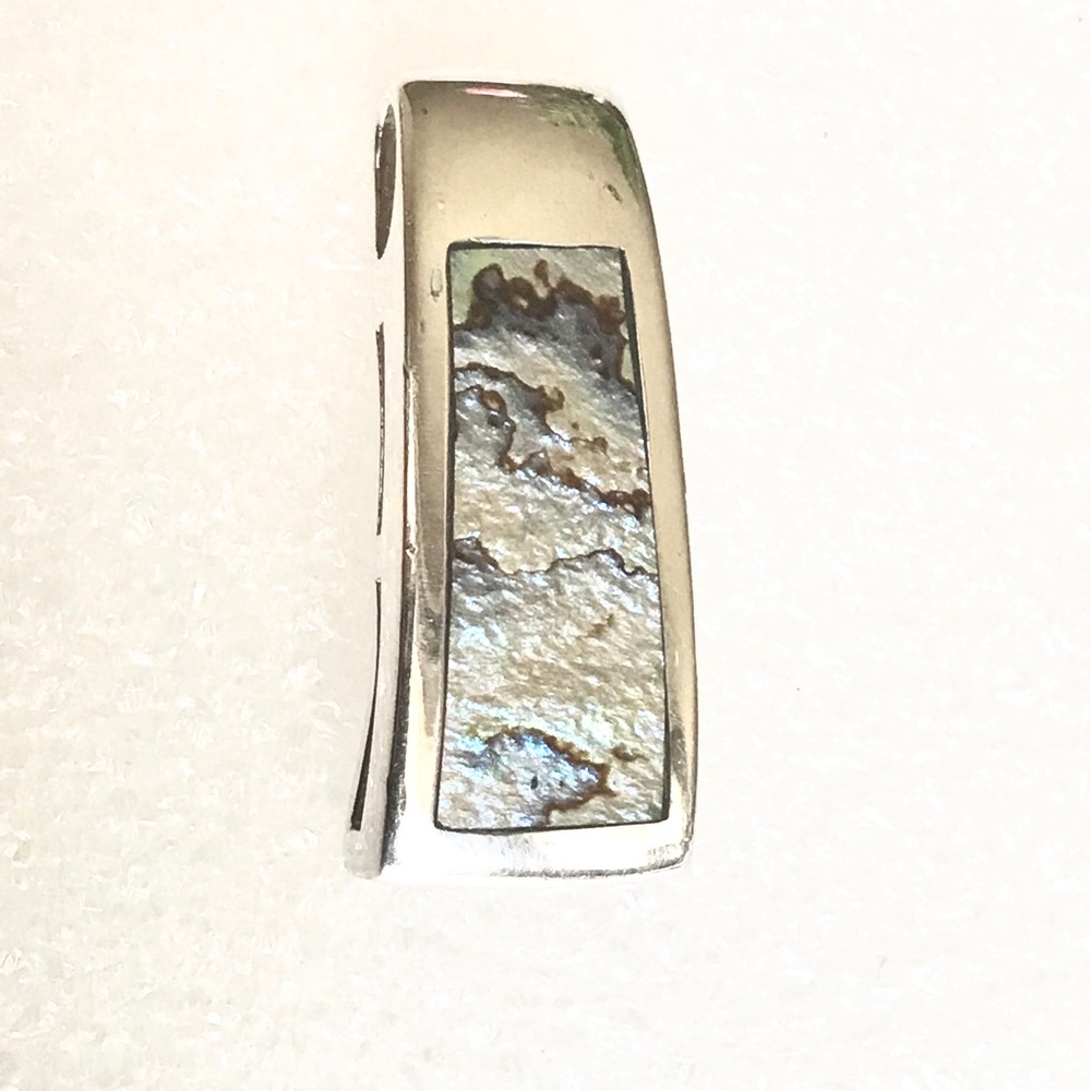 Sterling Artisan Natural Stone Pendant
